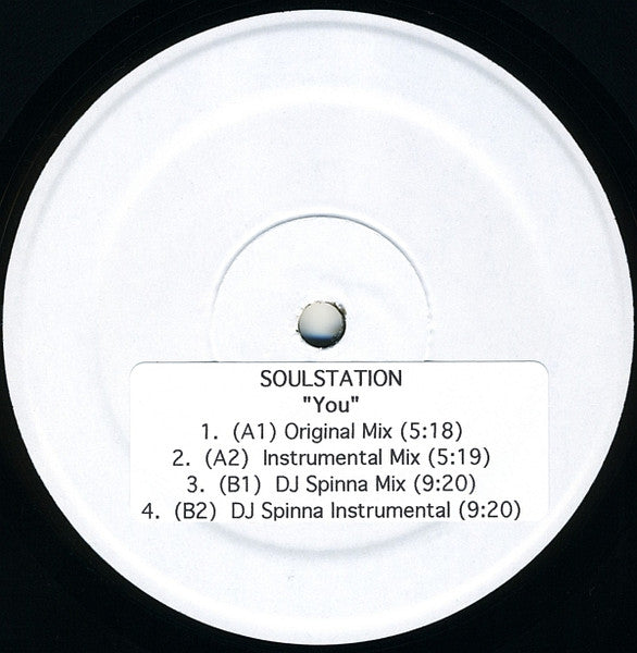Soulstation* : You (12", W/Lbl)