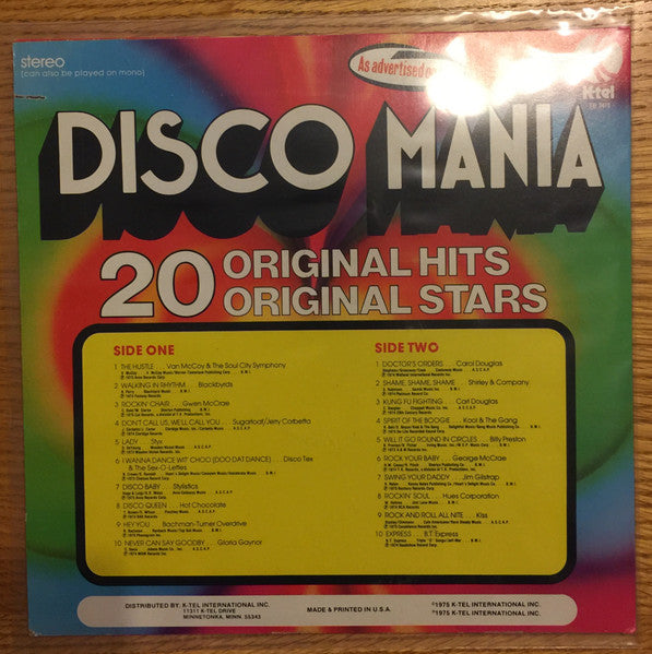 Various : Disco Mania (LP, Comp, 18 )