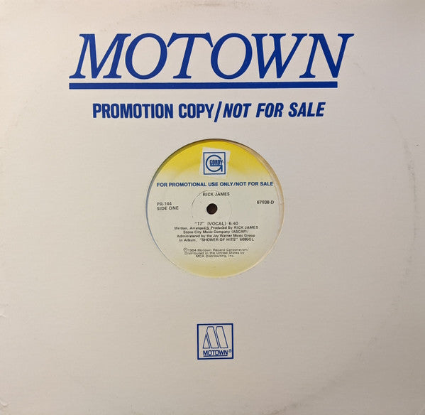 Rick James : 17 (12", Single, Promo)
