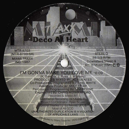 Deco At Heart : I'm Gonna Make You Love Me (12")