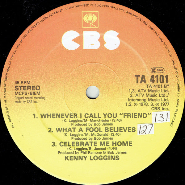 Kenny Loggins : Footloose (12")