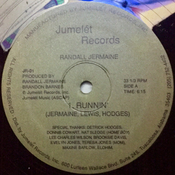 Randall Jermaine : Runnin' (12")
