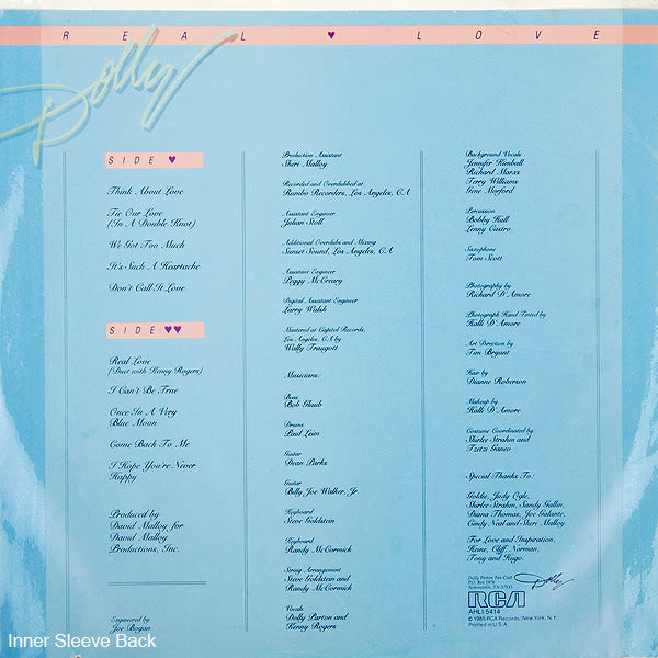 Dolly Parton : Real Love (LP, Album)