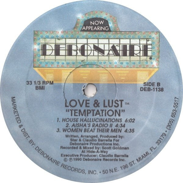 Love & Lust : Temptation (12")