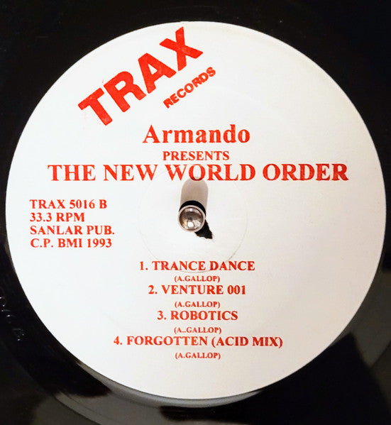 Armando : The New World Order (LP, Red)