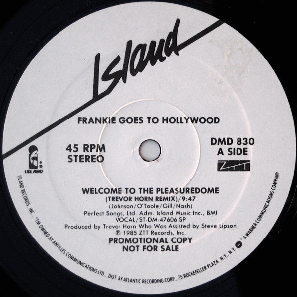 Frankie Goes To Hollywood : Welcome To The Pleasuredome (12", Promo, SRC)