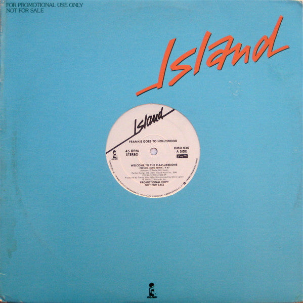Frankie Goes To Hollywood : Welcome To The Pleasuredome (12", Promo, SRC)