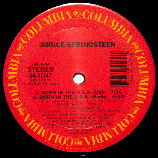 Bruce Springsteen : Born In The U.S.A. (12", Pit)