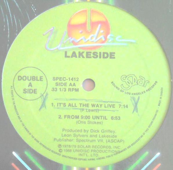 Lakeside : Fantastic Voyage / It's All The Way Live / From 9:00 Until (12", Gre)