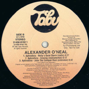 Alexander O'Neal : Aphrodisia (The Remixes) (12", Maxi, Promo)