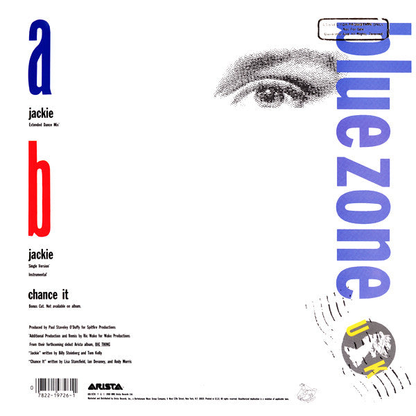 Blue Zone U.K.* : Jackie (12")