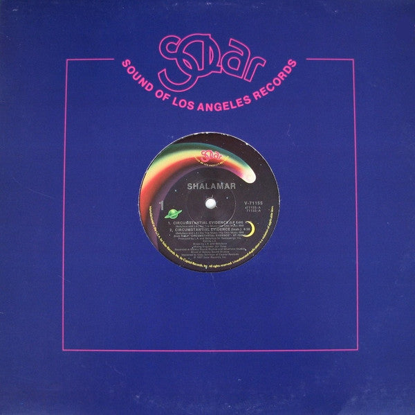 Shalamar : Circumstantial Evidence (12")