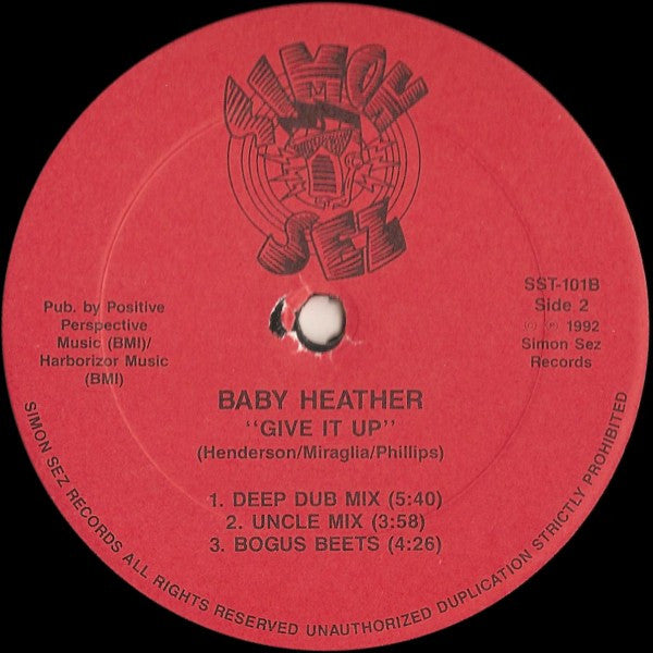 Baby Heather : Give It Up (12")