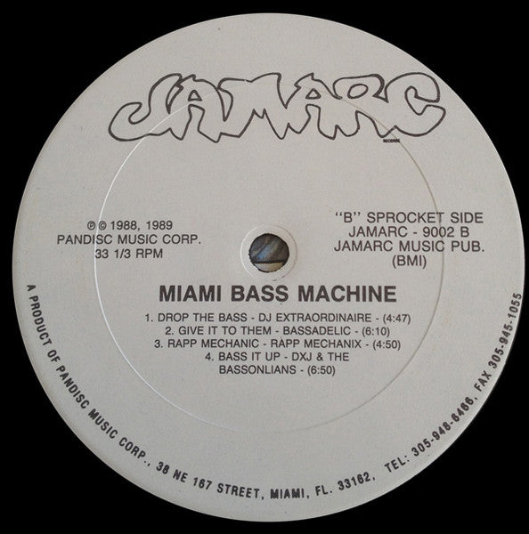 Various : The Miami Bass Machine (LP, Comp, Promo)