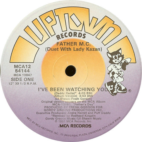 Father MC Duet With Lady Kazan : I've Been Watching You (12", Single)