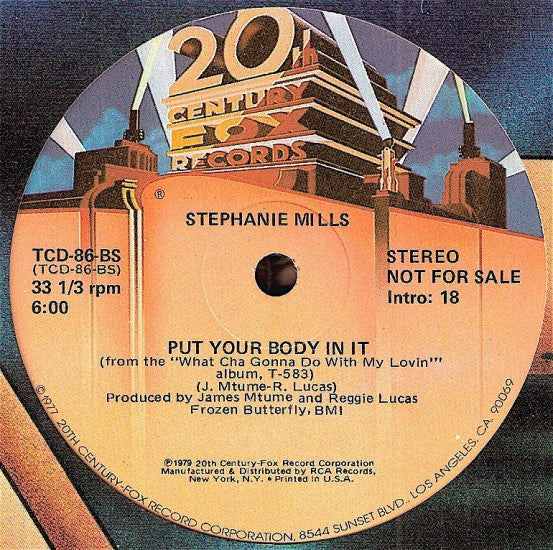 Stephanie Mills : What Cha Gonna Do With My Lovin' (12", Promo)