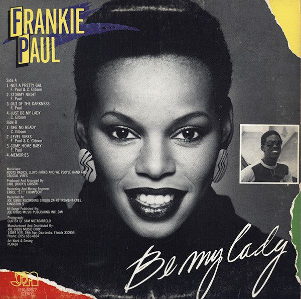 Frankie Paul : Be My Lady (LP, Album)