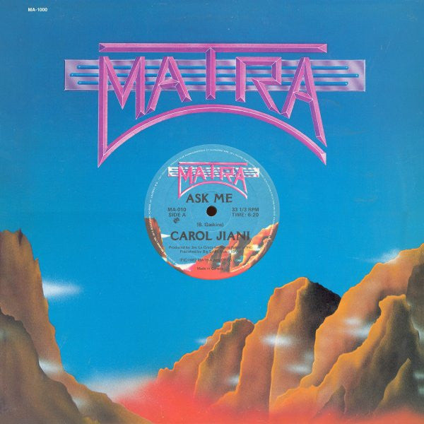 Carol Jiani : Ask Me (12")