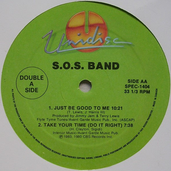 Wild Cherry / The S.O.S. Band : Play That Funky Music / Just Be Good To Me / Take Your Time (Do It Right) (12", Gre)