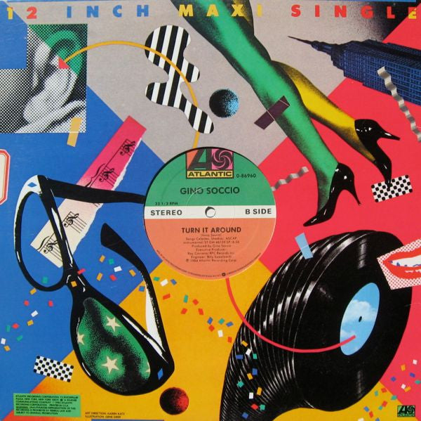 Gino Soccio : Turn It Around (12", Maxi, SP )