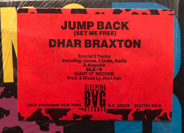 Dhar Braxton : Jump Back (Set Me Free) (12")