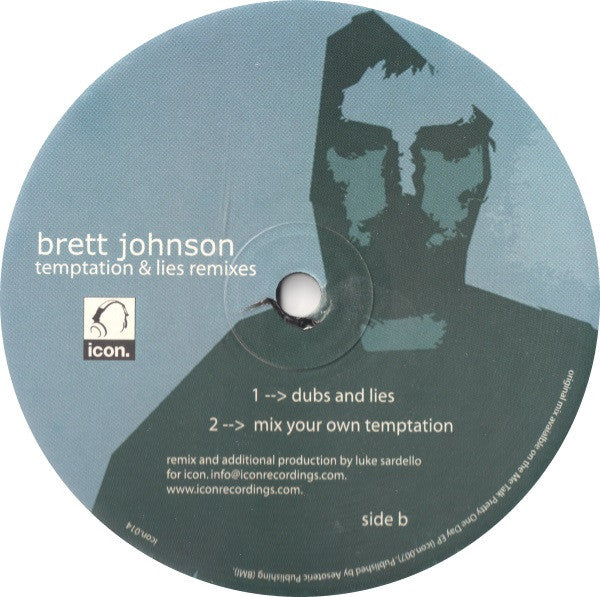 Brett Johnson : Temptation & Lies (Remixes) (12")