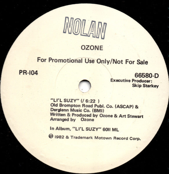 Dazz Band / Ozone (5) : Keep It Live (On The K.I.L.) / Li'l Suzy (12", Promo)