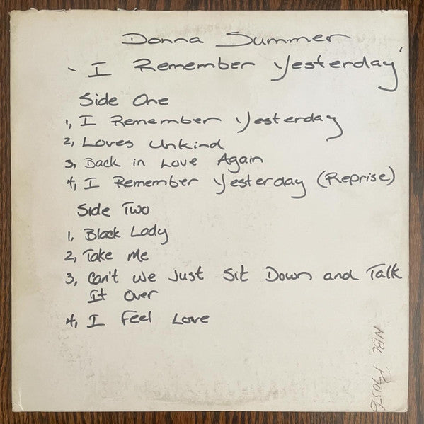 Donna Summer : I Remember Yesterday (LP, Album, TP, San)