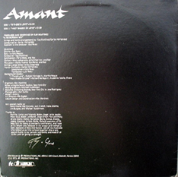 Amant : Amant (LP, Album, Promo)