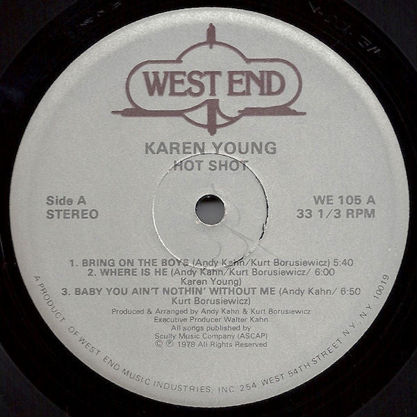 Karen Young : Hot Shot (LP, Album)