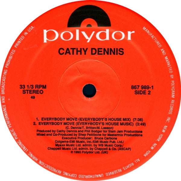 Cathy Dennis : Everybody Move (12", Single)