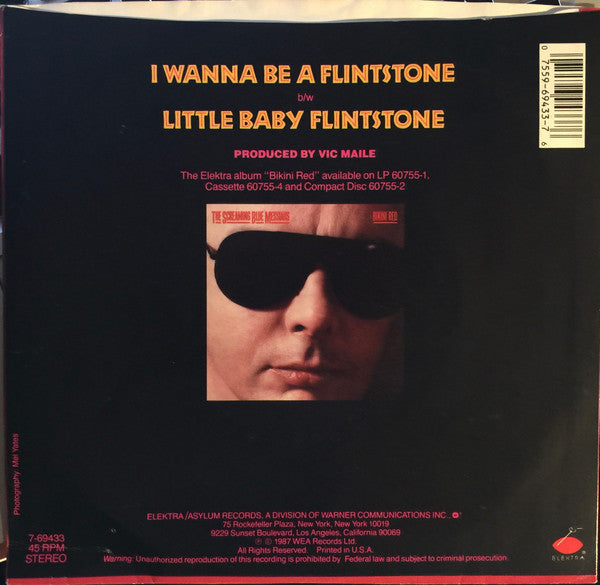 The Screaming Blue Messiahs : I Wanna Be A Flintstone (7", Single, Styrene, AR )