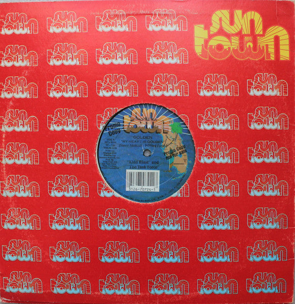 Kidd Blast And The Task Force : Golden (My Heart Is Golden) (12", Promo)