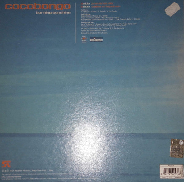 Coco Bongo : Burning Sunshine (12")