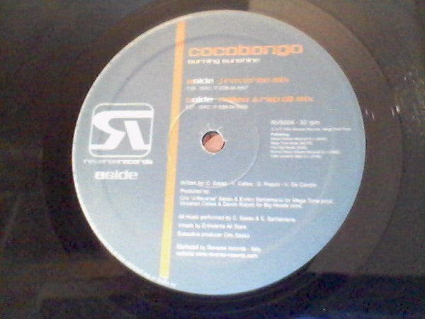 Coco Bongo : Burning Sunshine (12")