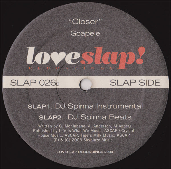 Goapele : Closer (12")