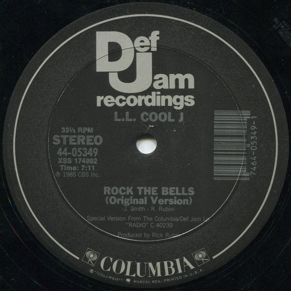 L.L. Cool J* : Rock The Bells (12")
