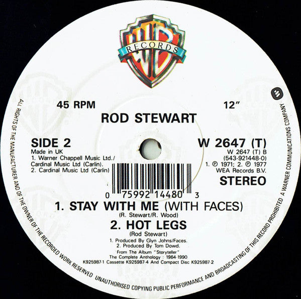 Rod Stewart : Downtown Train (12", Single)