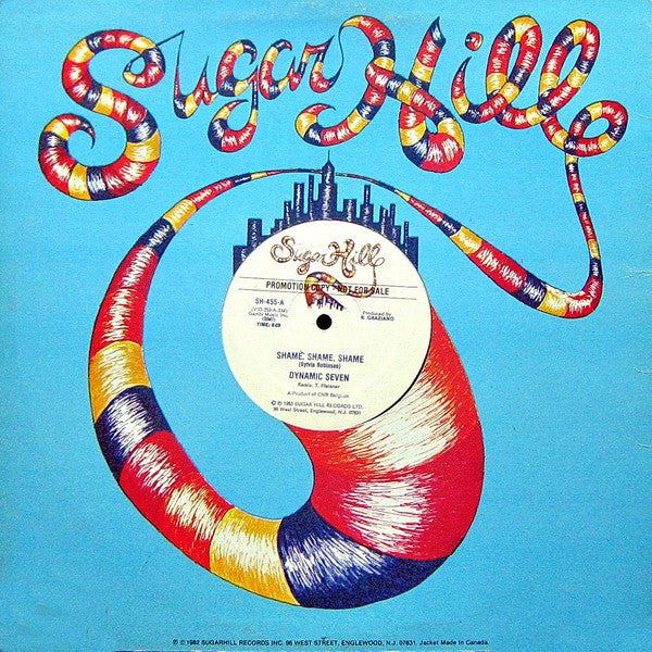 Dynamic Seven : Shame, Shame, Shame (12", Promo)