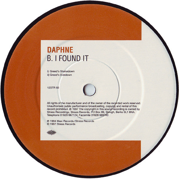 Daphne : When You Love Someone / I Found It (The UK Mixes) (12")