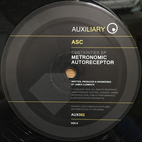 ASC : Certainties EP (12", EP)