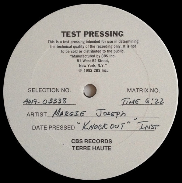 Margie Joseph : Knockout (12", TP)