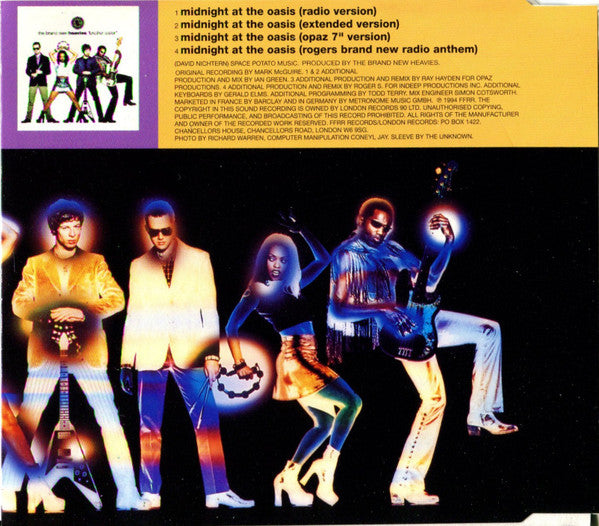 The Brand New Heavies : Midnight At The Oasis (CD, Single)