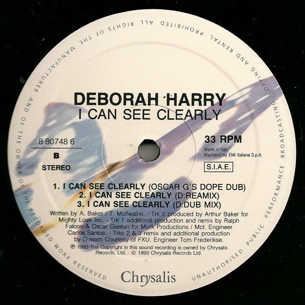Deborah Harry : I Can See Clearly (12")