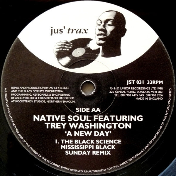 Native Soul Featuring Trey Washington : A New Day (12")