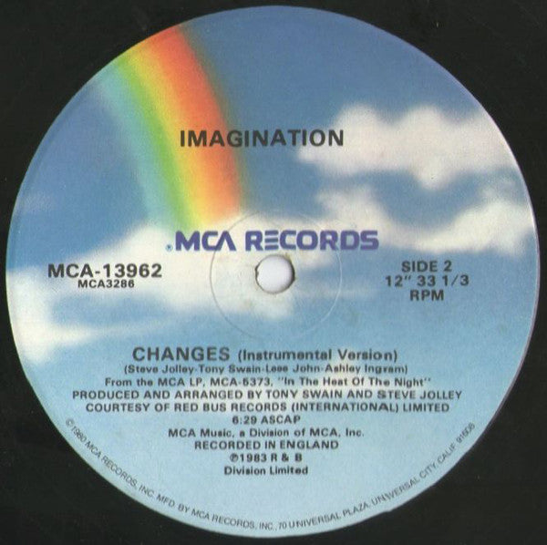 Imagination : Changes (12", Glo)