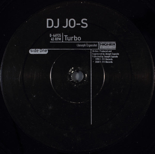 DJ Jo-S* : Turbo (12")