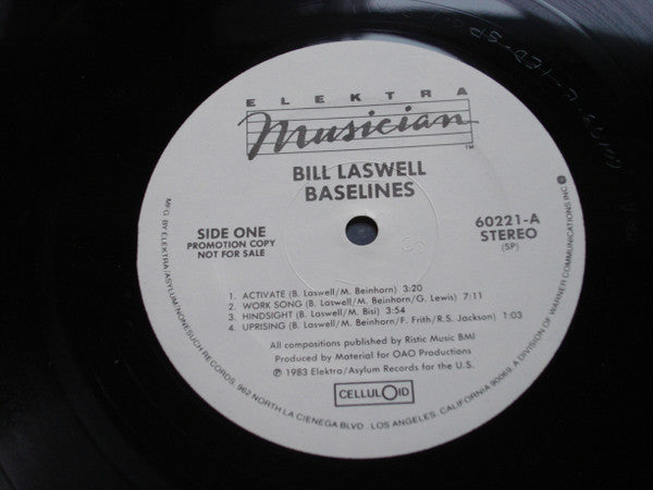 Bill Laswell : Baselines (LP, Album, Promo, Spe)