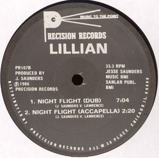 Lillian (2) : Night Flight (12")