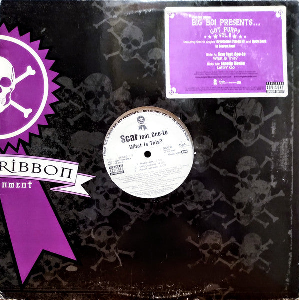 Scar (2) Feat. Cee-lo / Janelle Monáe : What Is This / Lettin' Go (12", Promo)